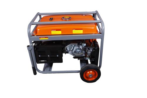 Бензиновый генератор КРАТОН GG-6500-3РEM передвижной фото