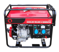 Бензиновый сварочный генератор Амперос LTW200ARE стартер стационарный фото