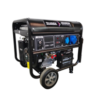 Бензиновый генератор Zammer S6500CXE передвижной фото