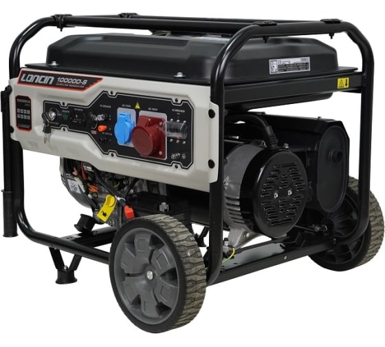Бензиновый генератор Loncin LC10000D-S синхронный фото