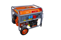 Бензиновый генератор КРАТОН GG-6500-3РEM передвижной фото