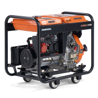 Дизельный генератор DAEWOO DDAE 6000XE-3 DDAE 6000XE-3 на колесах фото