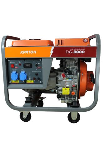Дизельный генератор КРАТОН DG-3000 3 08 02 025 для дачи фото