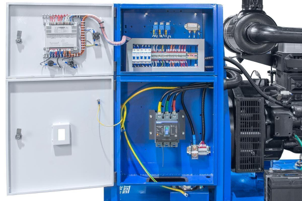 Дизельный генератор ТСС ЭД-120-Т400 в погодозащитном кожухе на прицепе 025084 на колесах фото