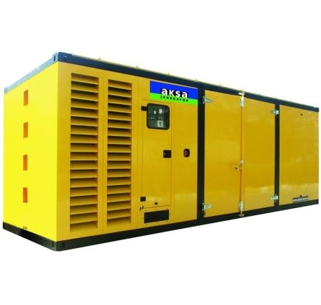 Дизельный генератор Aksa APD1100M в кожухе с АВР фото