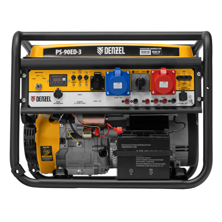 Бензиновый генератор DENZEL PS 90 ED-3 фото