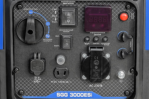 Бензиновый инверторный генератор ТСС SGG 3000ESi (Запуск с кнопки) для газового котла фото