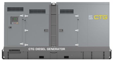 Дизельный генератор CTG 330P в кожухе с АВР (альтернатор Leroy Somer) фото