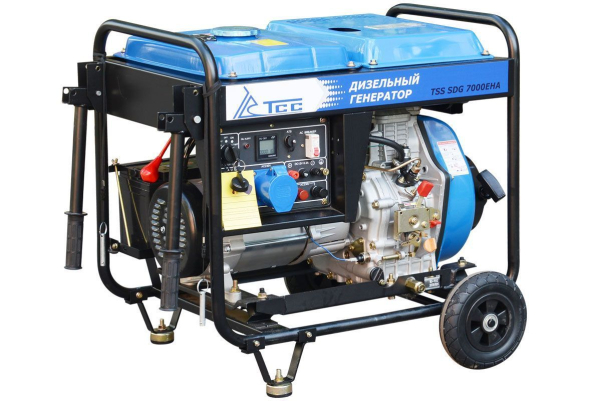 Дизельный генератор ТСС SDG 7000EHA с АВР 033540 2-х тактный фото