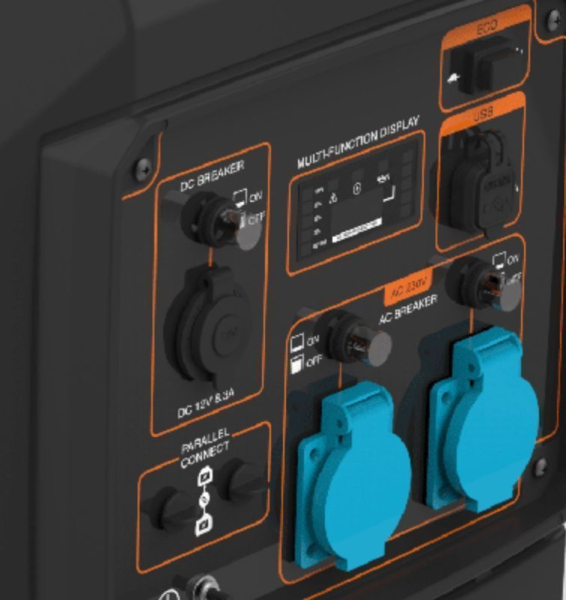 Бензиновый инверторный генератор Zongshen BQH 3500 для дома фото