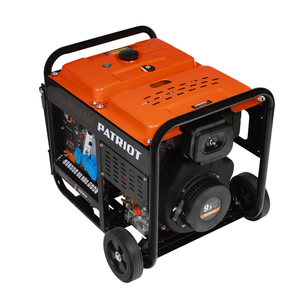 Дизельный генератор PATRIOT GRD 5500 AW 472702255 на колесах фото