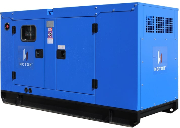Дизельный генератор Исток АД30С-Т400-РПМ15 в кожухе с АВР  бесшумный фото