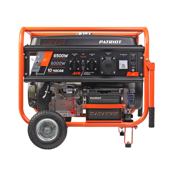 Бензиновый генератор PATRIOT SRGE 7200 E для дома фото