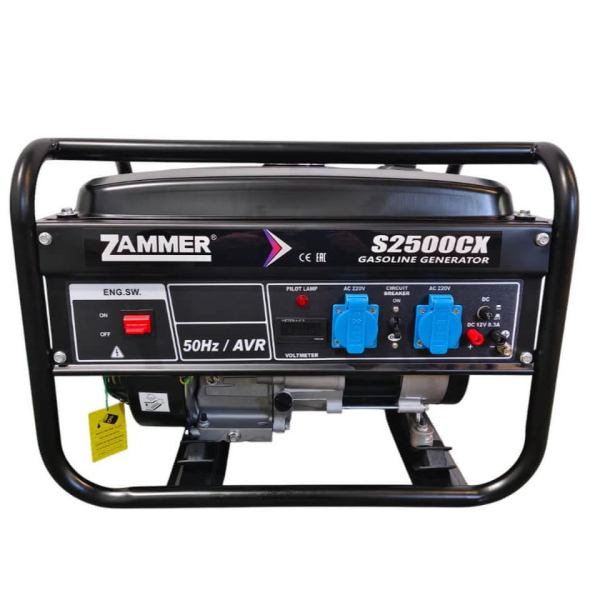 Бензиновый генератор Zammer S2500CX для дома фото