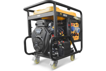 Бензиновый генератор RATO R19000D электростартер + колесный комплект фото