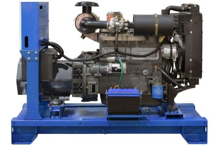 Дизельный генератор ТСС ЭД-30-Т400 с АВР в погодозащитном кожухе на прицепе фото