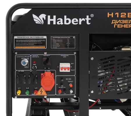 Дизельный генератор Habert H12E3-ATS фото