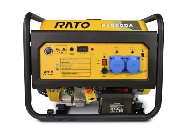 Бензиновый генератор RATO R8500DA э/c + подготовка к автозапуску на колесах фото