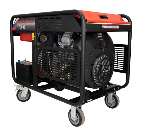 Бензиновый генератор Lifan 17000E промышленный фото