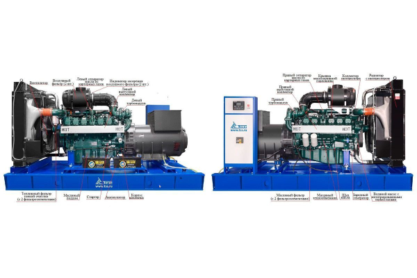 Дизельный генератор ТСС АД-544С-Т400-1РМ17 (Mecc Alte) 015106 фото