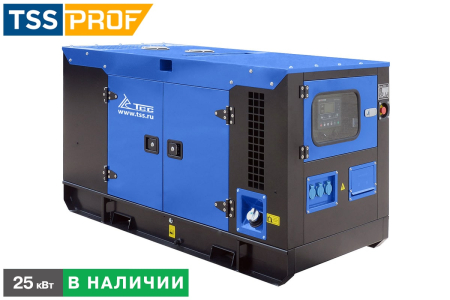 Дизельный генератор ТСС АД-25С-Т400-1РКМ5 в шумозащитном кожухе фото