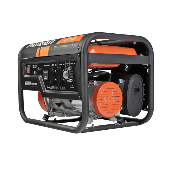 Бензиновый генератор PATRIOT GP 3510 передвижной фото