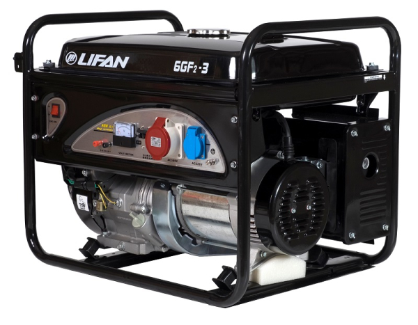 Бензиновый генератор Lifan 6 GF2-3 (LF7000-3) 4-х тактный фото