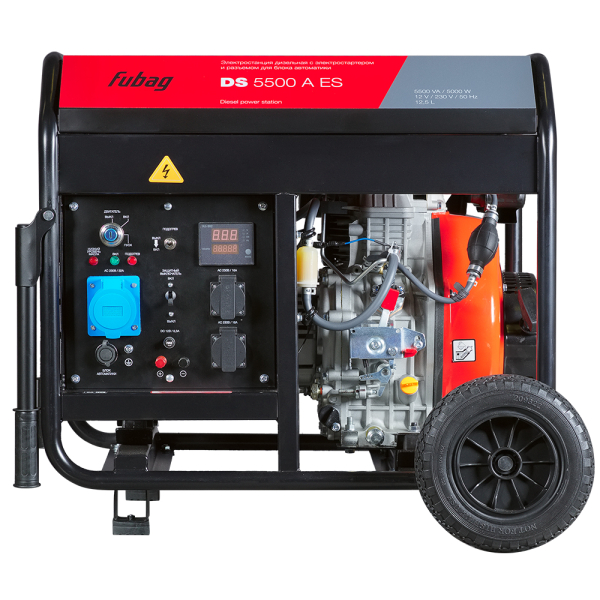 Дизельный генератор Fubag DS 5500 A ES 641694 на колесах фото