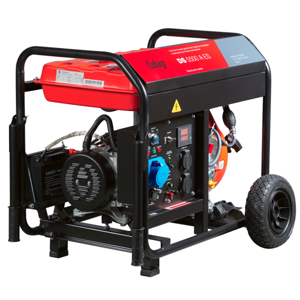 Дизельный генератор Fubag DS 5500 A ES 641694 на колесах фото