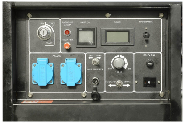 Дизельный сварочный генератор ТСС PRO DGW 3.0/250E-R 022833 фото