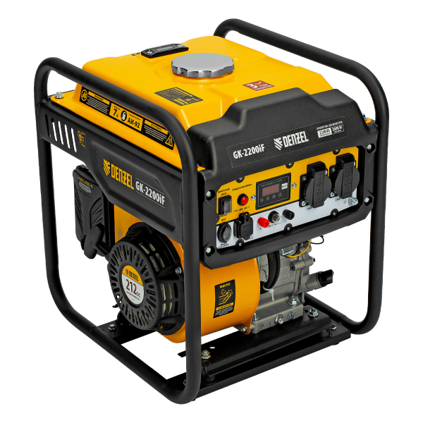 Бензиновый инверторный генератор DENZEL GK-2200iF портативный фото