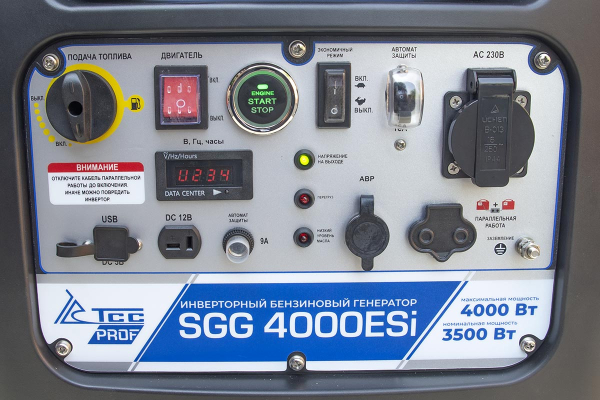 Бензиновый инверторный генератор ТСС SGG 4000ESi с блоком АВР фото