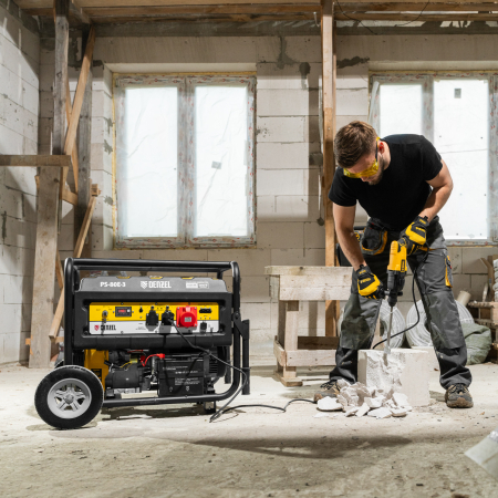 Бензиновый генератор DENZEL PS 80 E-3 фото