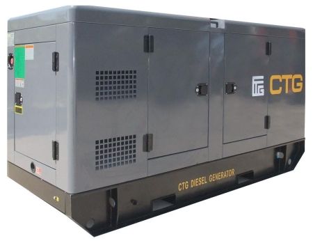 Дизельный генератор CTG AD-440RE в кожухе фото