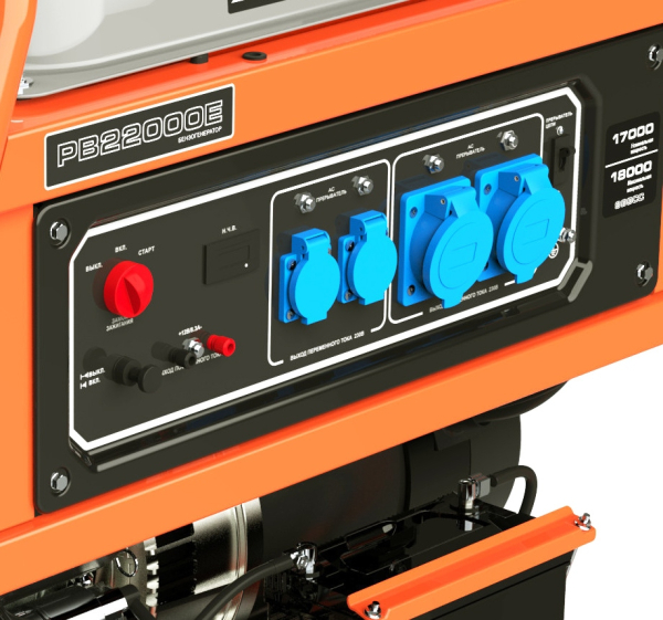 Бензиновый генератор Zongshen PB 22000 E фото