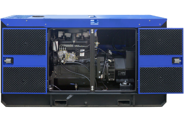 Дизельный генератор ТСС ЭД-24-Т400 в шумозащитном кожухе на прицепе 025280 на шасси фото