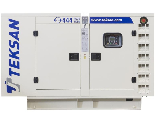Дизельный генератор TEKSAN TJ25BD5L в кожухе  фото