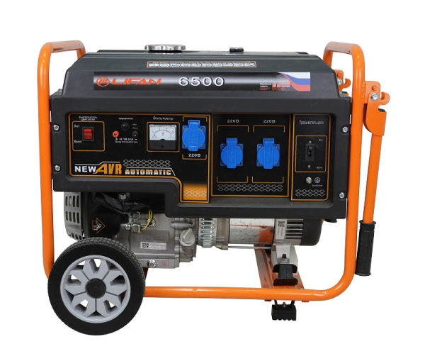 Бензиновый генератор Lifan 5 GF-3 (LF6500) для газового котла фото