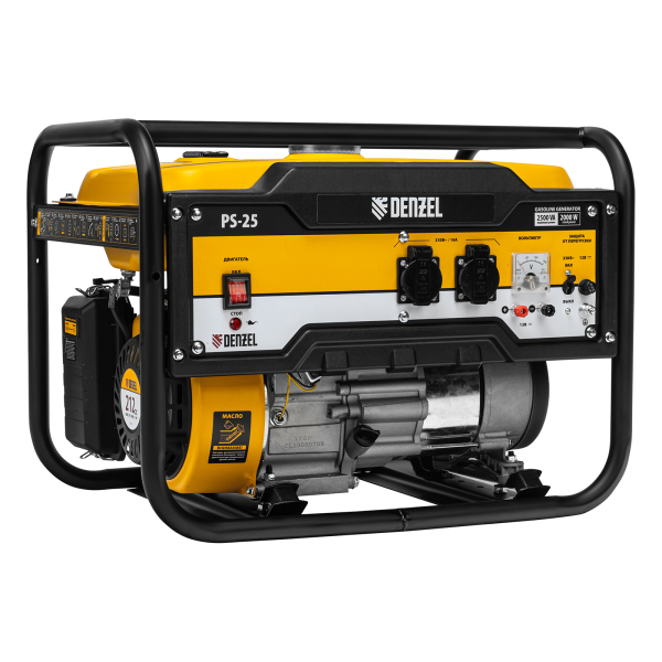 Бензиновый генератор DENZEL PS 25 для газового котла фото
