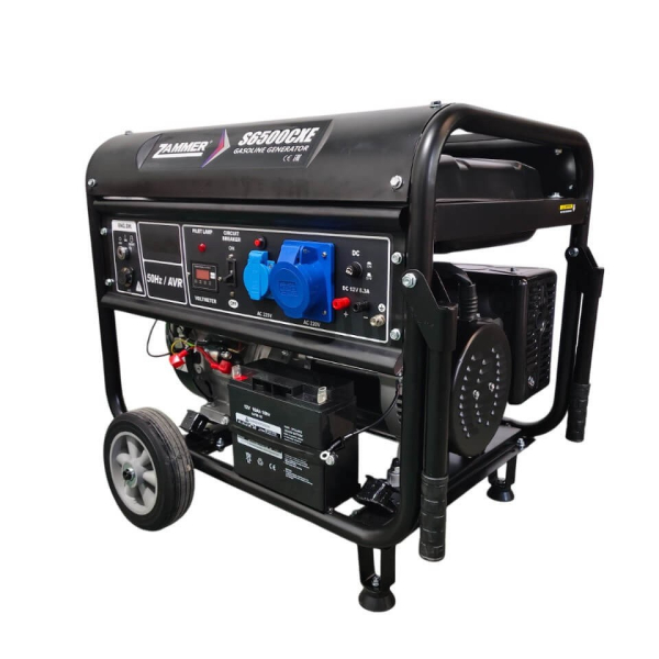 Бензиновый генератор Zammer S6500CXE для газового котла фото