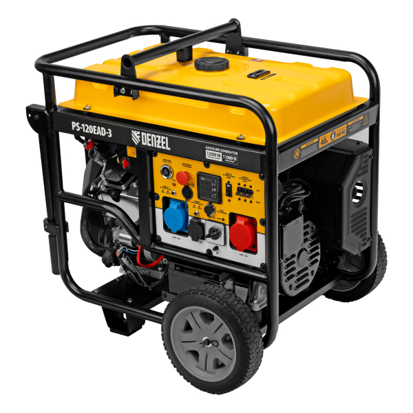 Бензиновый генератор DENZEL PS-120EAD-3 для газового котла фото