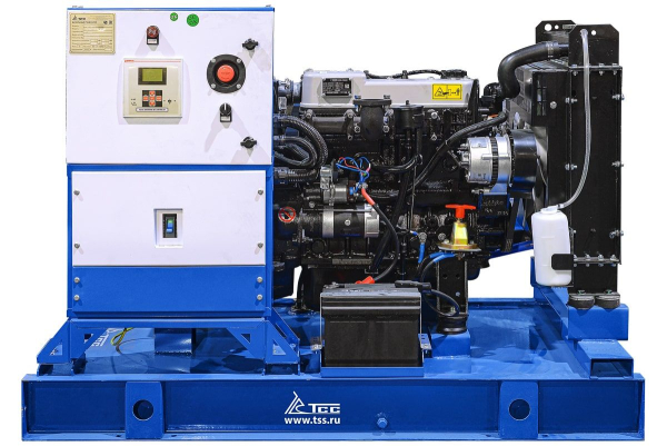 Дизельный генератор ТСС ЭД-16-Т400-1РПМ5 на шасси 039343 на колесах фото