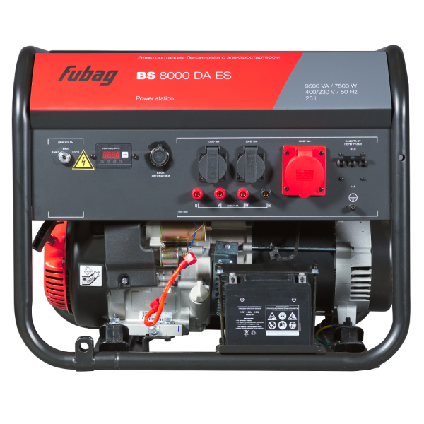 Бензиновый генератор Fubag BS 8000 DA ES для газового котла фото