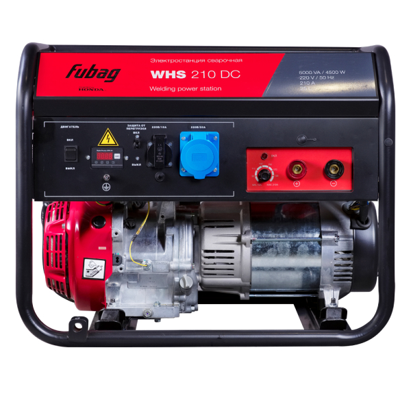 Бензиновый сварочный генератор Fubag WHS 210 DC 646245 асинхронный фото