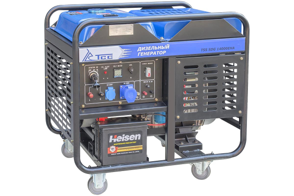 Дизельный генератор ТСС SDG 14000EHA в кожухе МК-3.1 111134 уличный фото