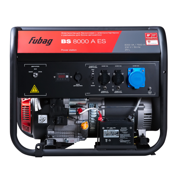 Бензиновый генератор Fubag BS 8000 A ES для газового котла фото