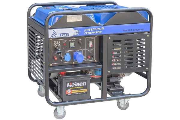 Дизельный генератор ТСС SDG 14000EHA в кожухе МК-3.1 111134 армейский фото