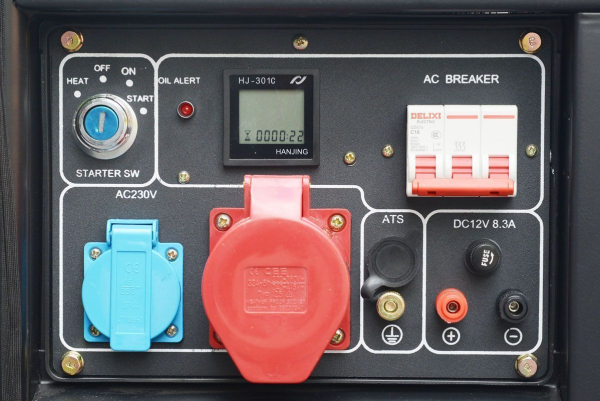 Дизельный генератор ТСС SDG 7000EH3A в кожухе МК-2.1 034168 уличный фото