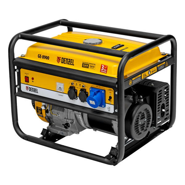 Бензиновый генератор DENZEL GE 8900 для газового котла фото