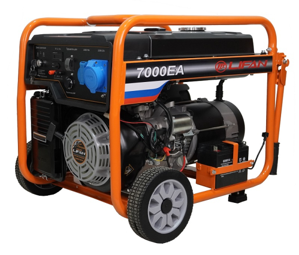 Бензиновый генератор Lifan 6 GF-5A (7000EA) для дома фото